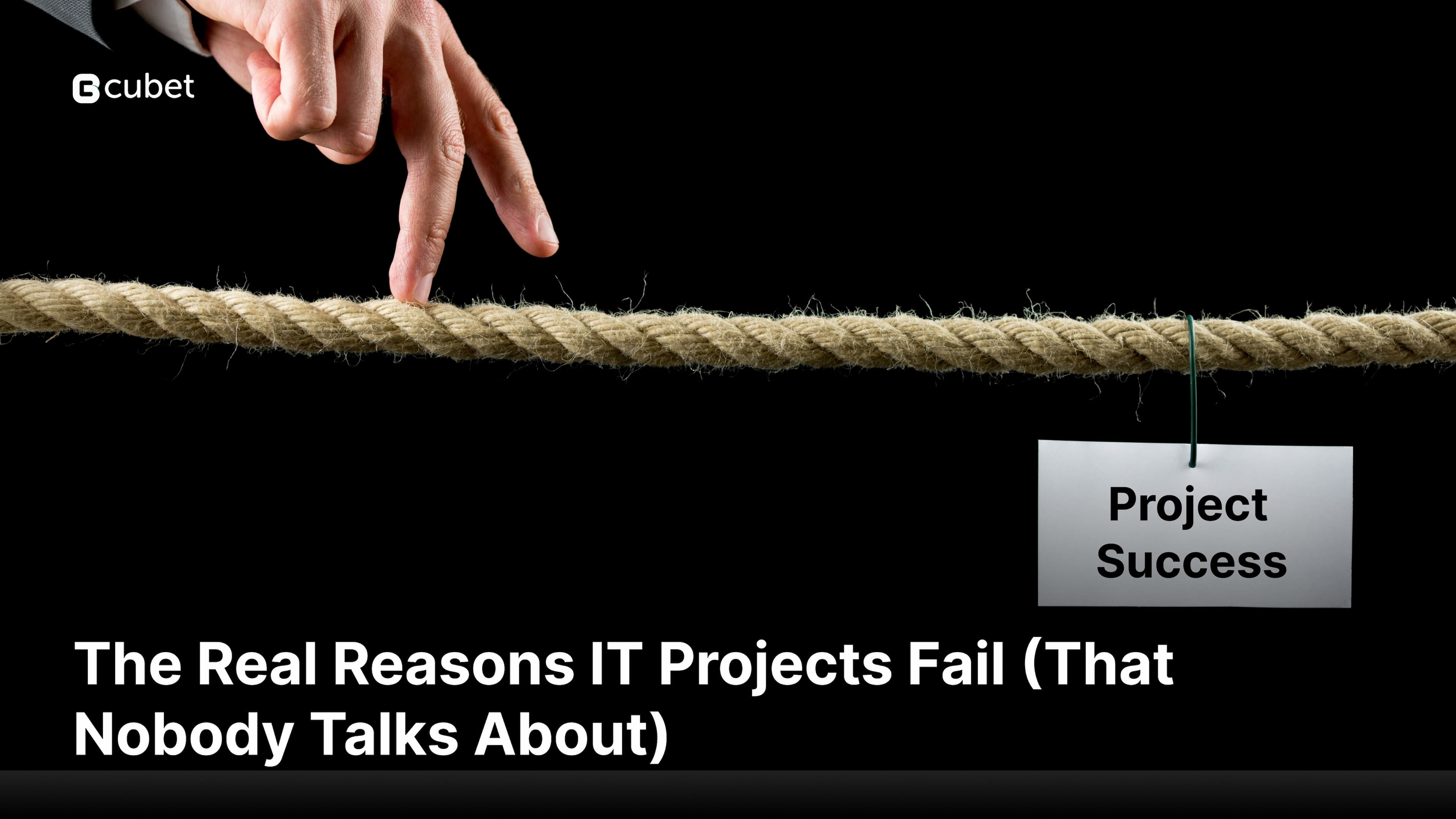 Why IT Projects Crash and Burn