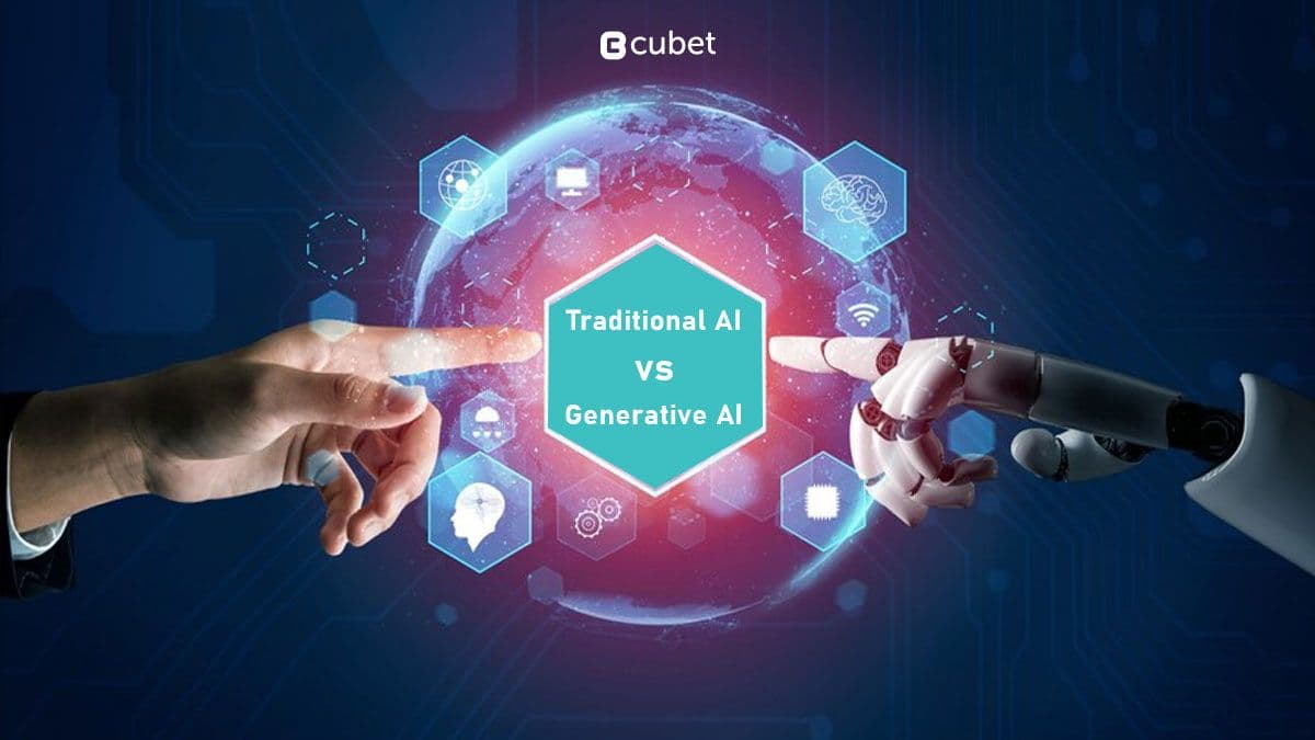 Difference between Traditional AI & Generative AI