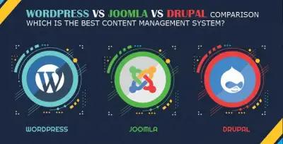 WordPress vs Joomla vs Drupal comparison which is the best Content Management System?