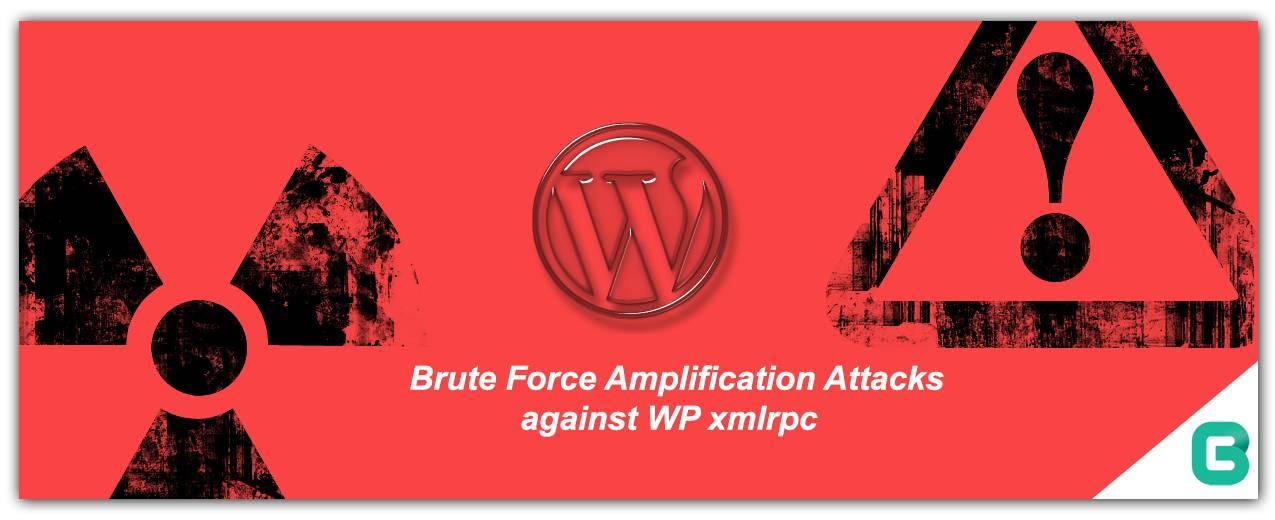 Brute Force Amplification Attacks/XML-RPC Pingback Vulnerability against WP xmlrpc