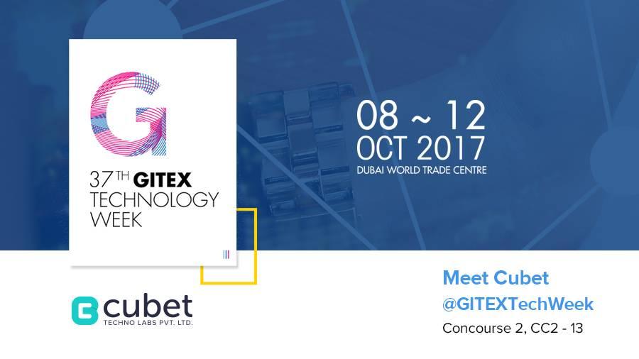 Cubet to be a part of the largest Tech Event in the Middle East &#8211; GITEX 2017