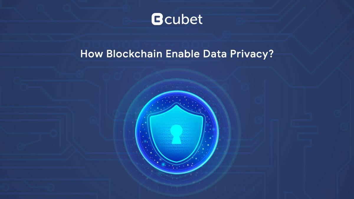 How does Blockchain Enable Data Privacy to Support Cybersecurity?