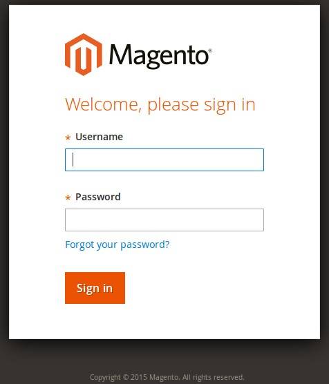 Magento 2 Login Page