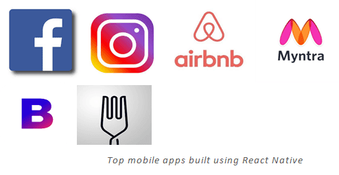 top mobile app build using react native