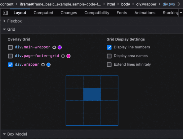 Overlay Grid